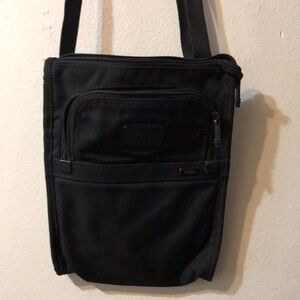 Tumi Black Messenger Bag